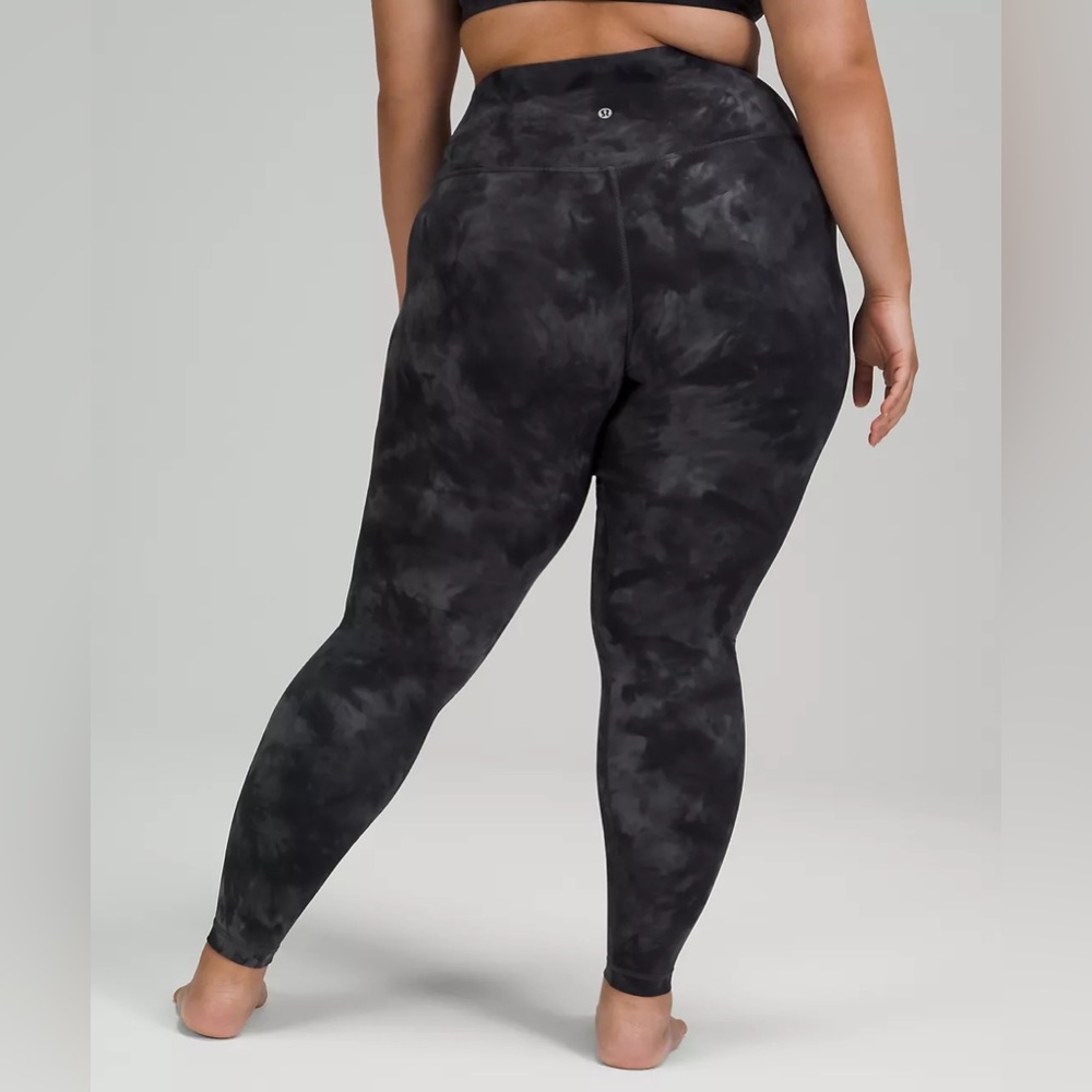 lululemon athletica Align Black Tie-Dye Leggings